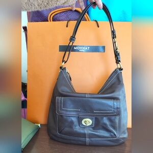 EUC Coach Penelope Brown Leather Shoulder Bag Hobo